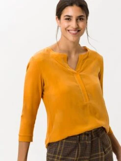 BRAX Longsleeve "Clarissa" In Orange -ONLY || Vero Moda || Regatta Verkäufe brax longsleeve clarissa in orange 3