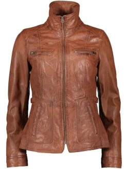 Lederjacke "Ciso" In Cognac