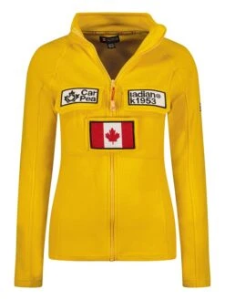 Fleecejacke "Tantouneak" In Senf