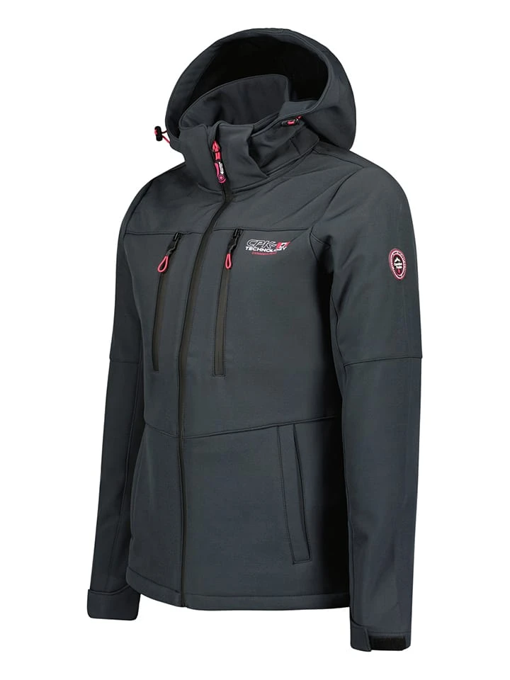 Softshelljacke "Timexeak" In Anthrazit 4 Softshelljacke "Timexeak" In Anthrazit – Bild 2