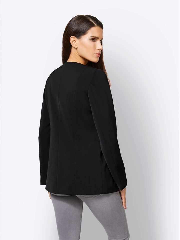 Heine Blazer In Schwarz 5 Heine Blazer In Schwarz – Bild 3