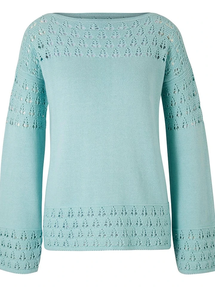 Heine Pullover In Türkis 6 Heine Pullover In Türkis – Bild 4