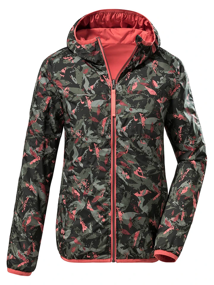 Killtec Wende-Funktionsjacke "GS 5" In Koralle/ Bunt 5 Killtec Wende-Funktionsjacke "GS 5" In Koralle/ Bunt – Bild 3