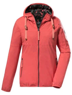 Killtec Wende-Funktionsjacke "GS 5" In Koralle/ Bunt