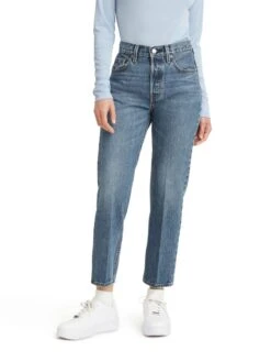Jeans "501® Crop" - Regular Fit - In Blau