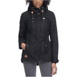 Ragwear Winterjacke MONADE In Schwarz