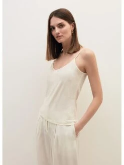 Stefanel Top In Creme