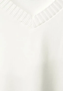 STREET ONE Shirt Mit Rippausschnitt Off White -ONLY || Vero Moda || Regatta Verkäufe street one shirt mit rippausschnitt off white 4