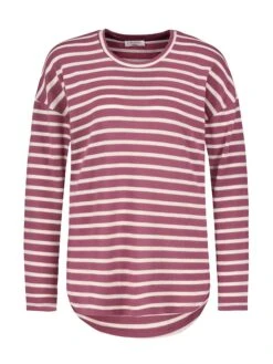 SUBLEVEL Longsleeve In Pink/ Creme